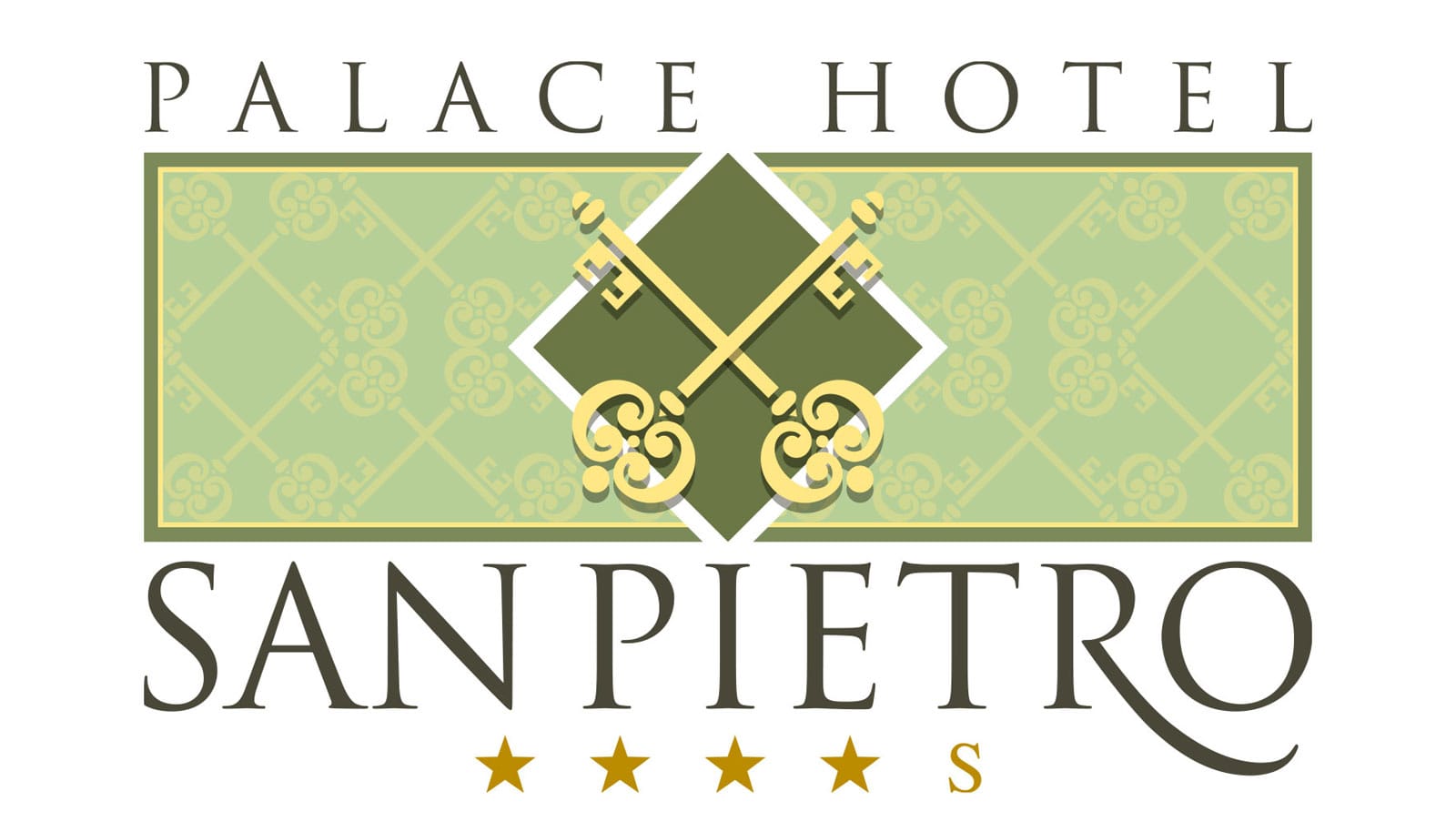 logo con due chiavi antiche incrociate hotel san pietro