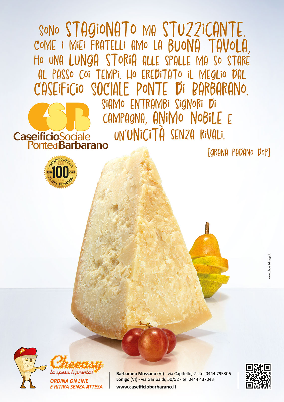 advertising per formaggio grana padano