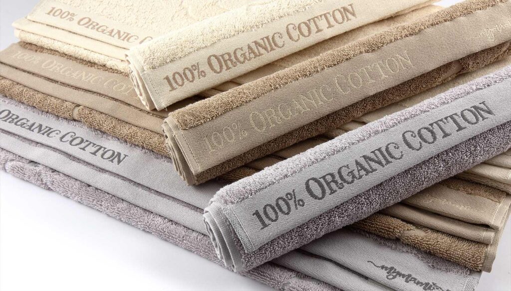 asciugamani 100% cotone organico