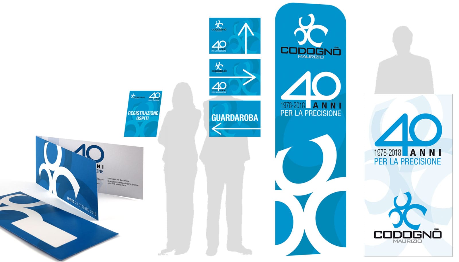 grafiche ed espositori celebrazioni 40 anni azienda codognomaurizio