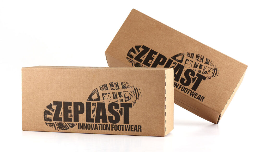 packaging in cartone per scarpe
